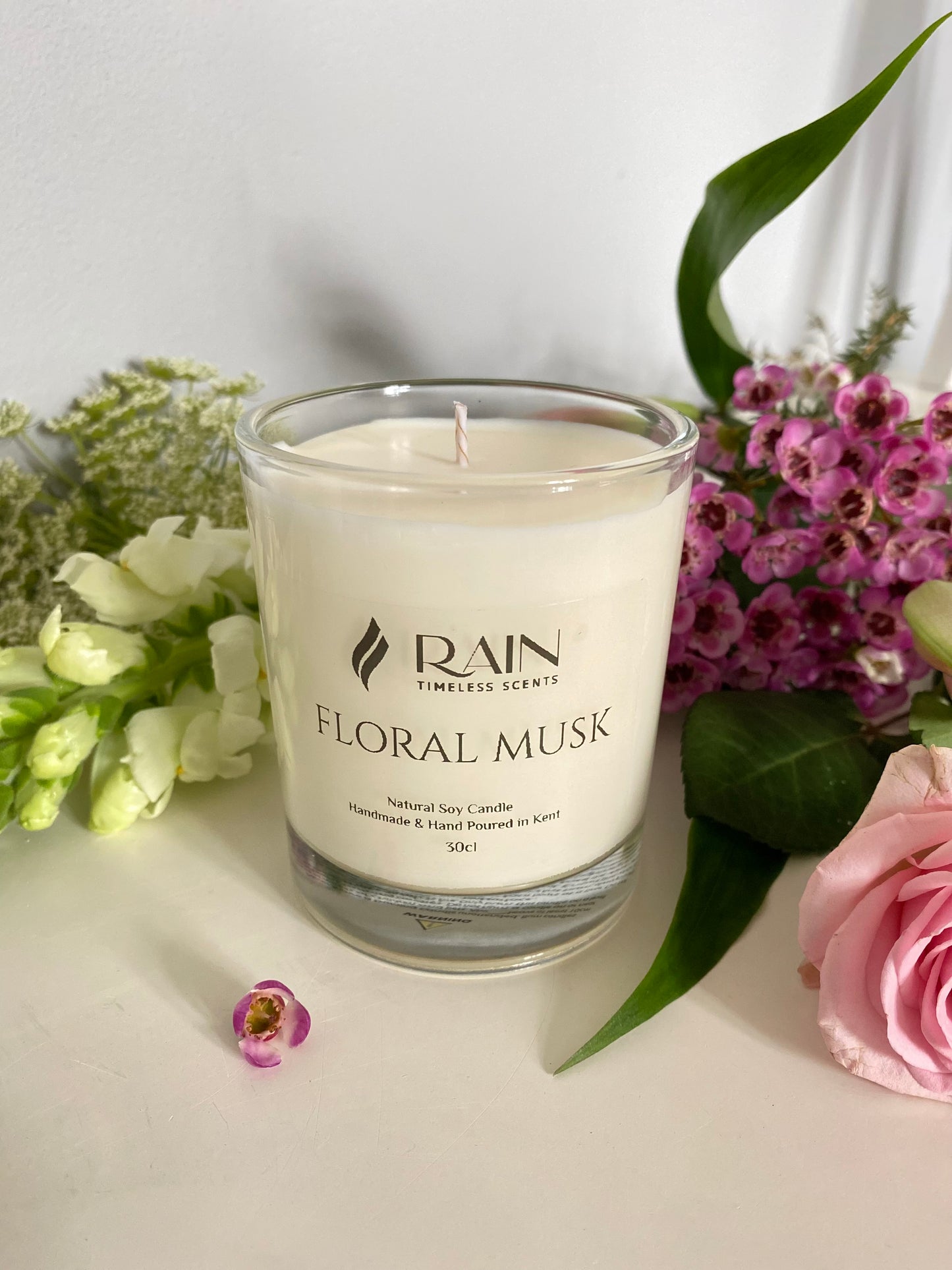 Floral Musk Handmade Candle 20cl
