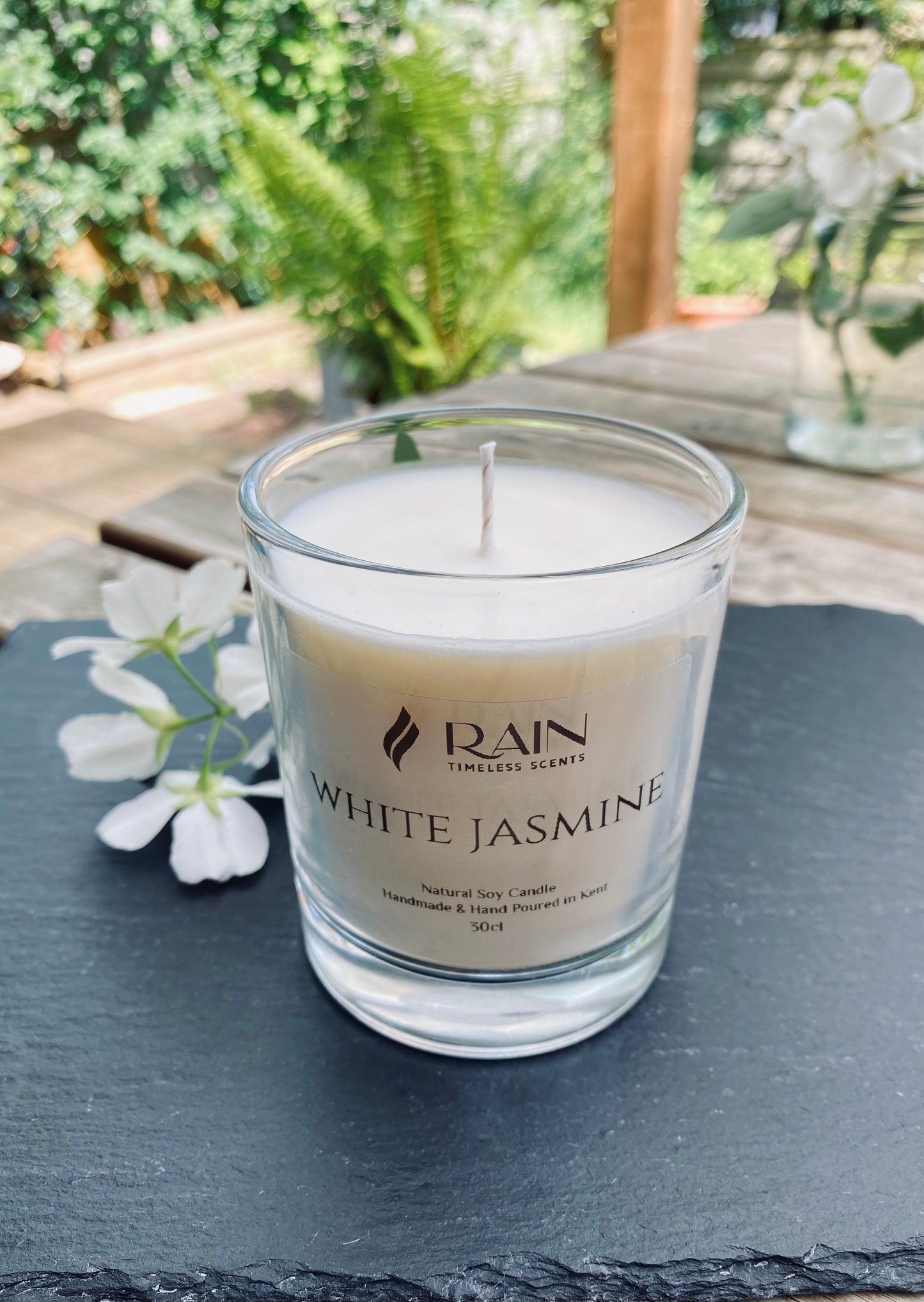 White Jasmine Natural Soy Candle 30cl