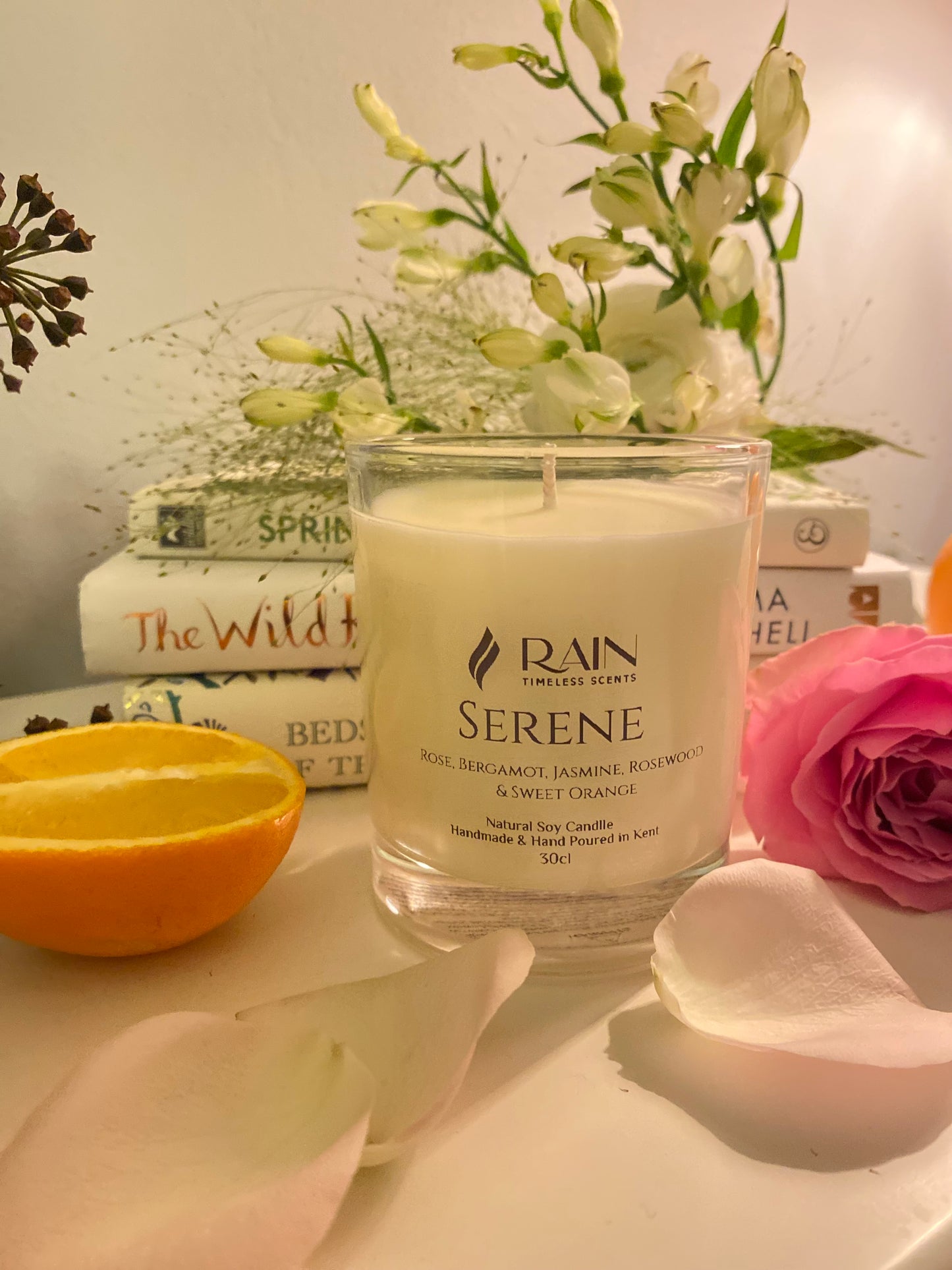 Serene Natural Soy Wax Candle 20cl