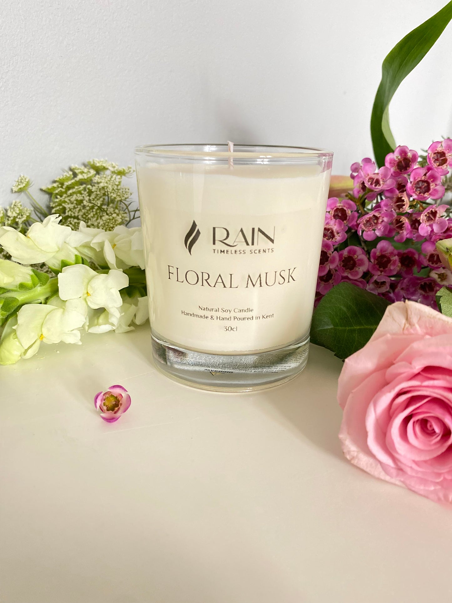 Floral Musk Handmade Candle 30cl