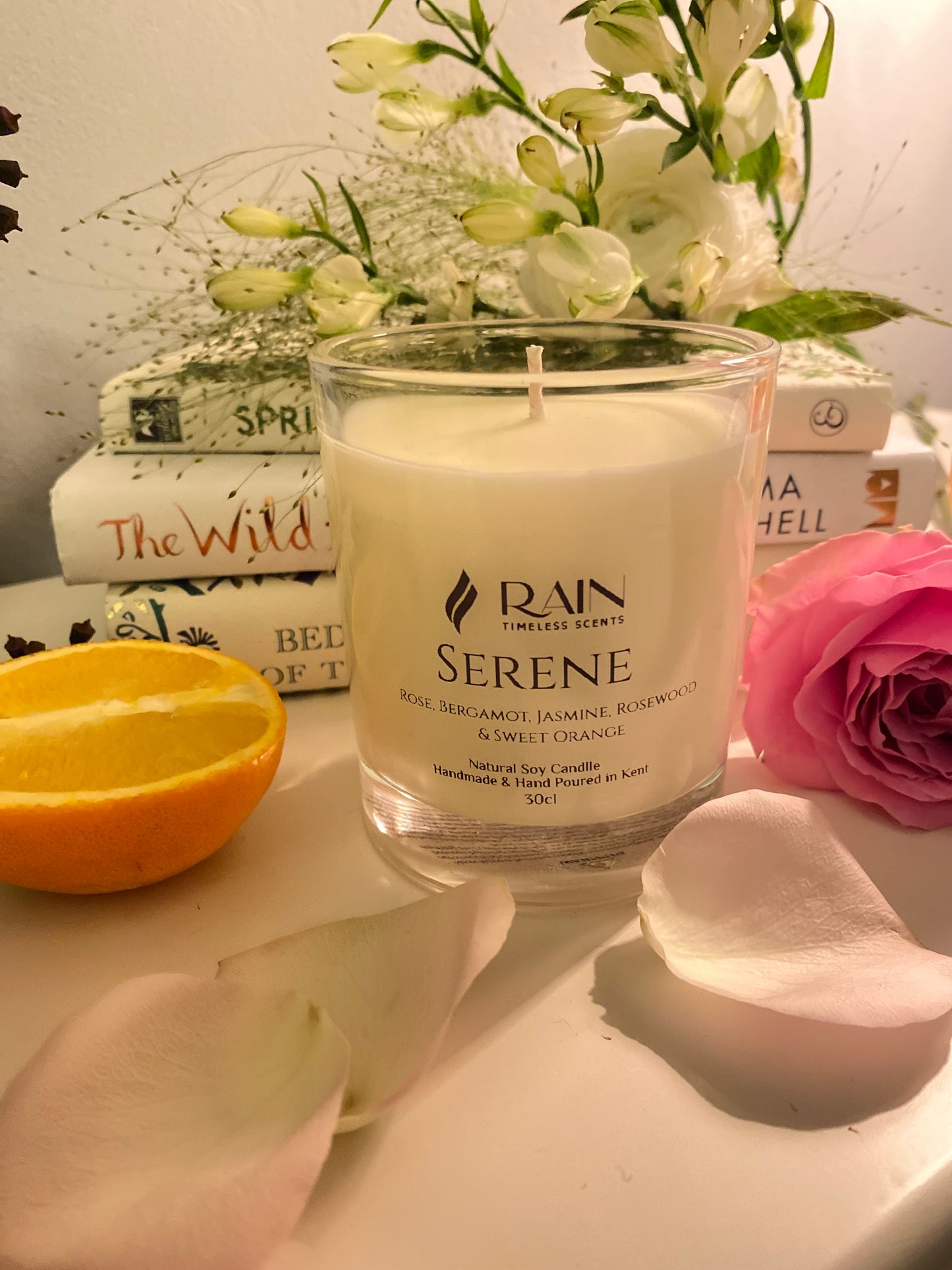 Serene Natural Soy Wax Candle 20cl