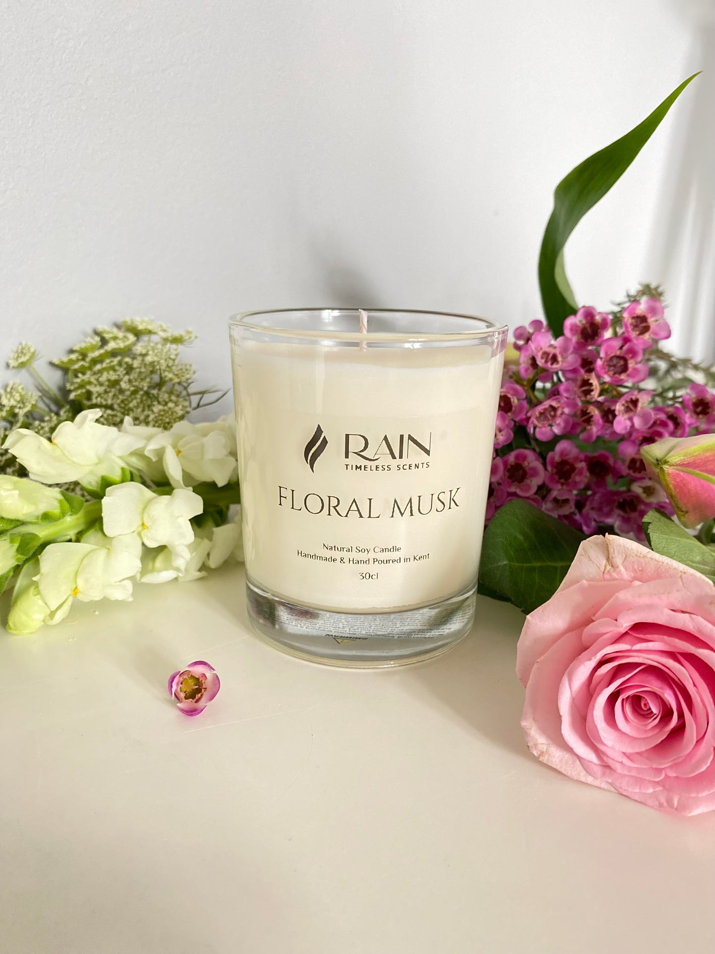 Floral Musk Handmade Candle 30cl