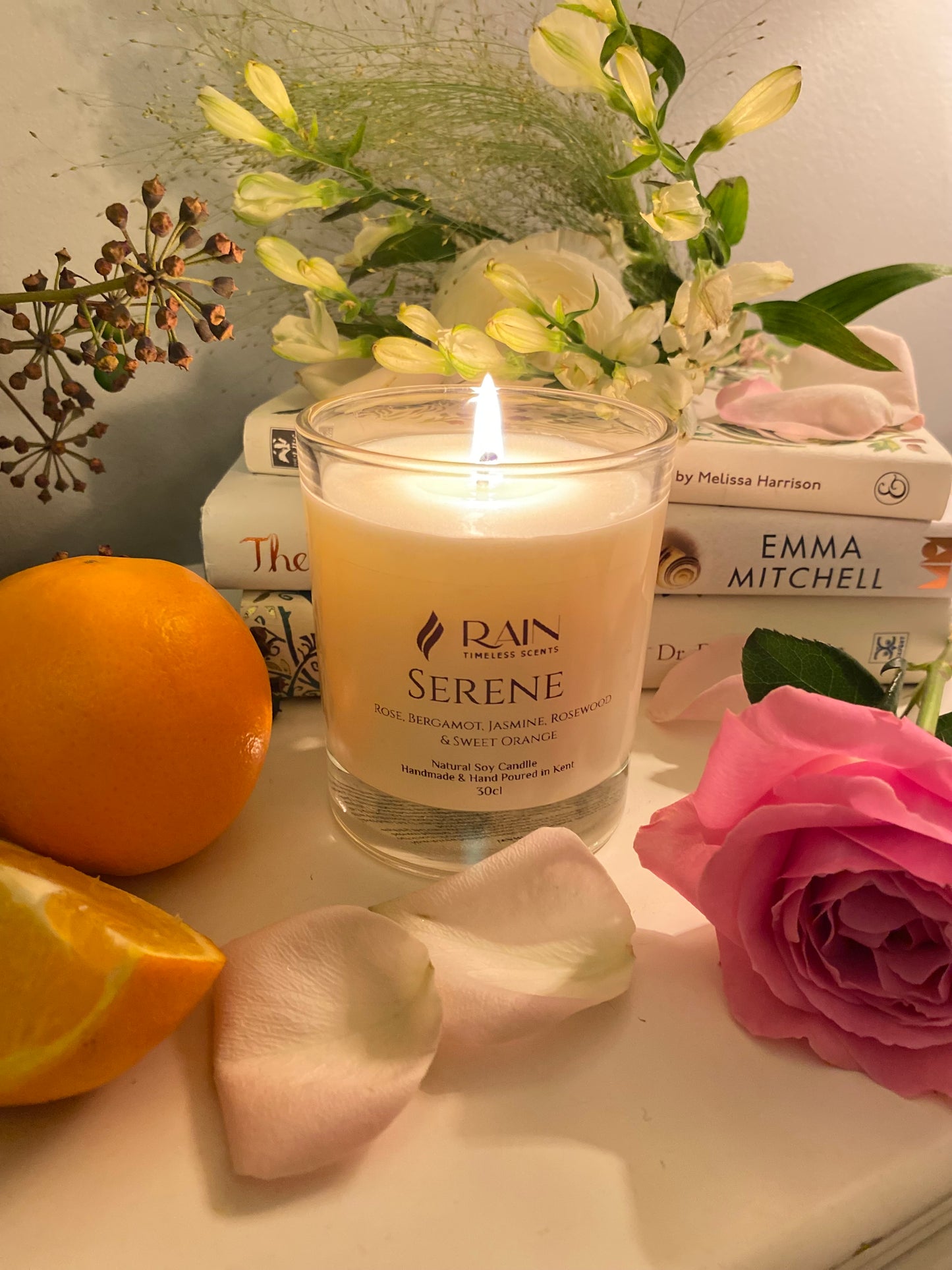 Serene Natural Soy Wax Candle 20cl