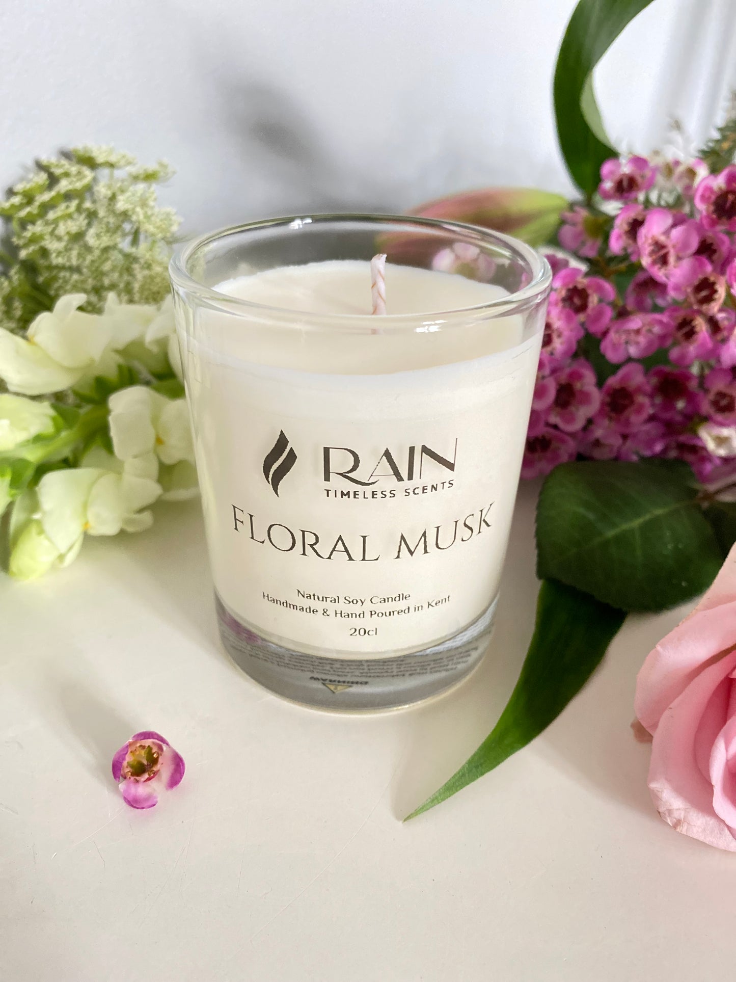 Floral Musk Handmade Candle 20cl