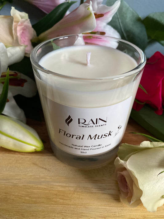 Floral Musk Handmade Candle 20cl