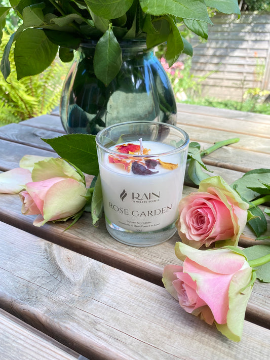 Rose Garden Natural Soy Candle 20cl