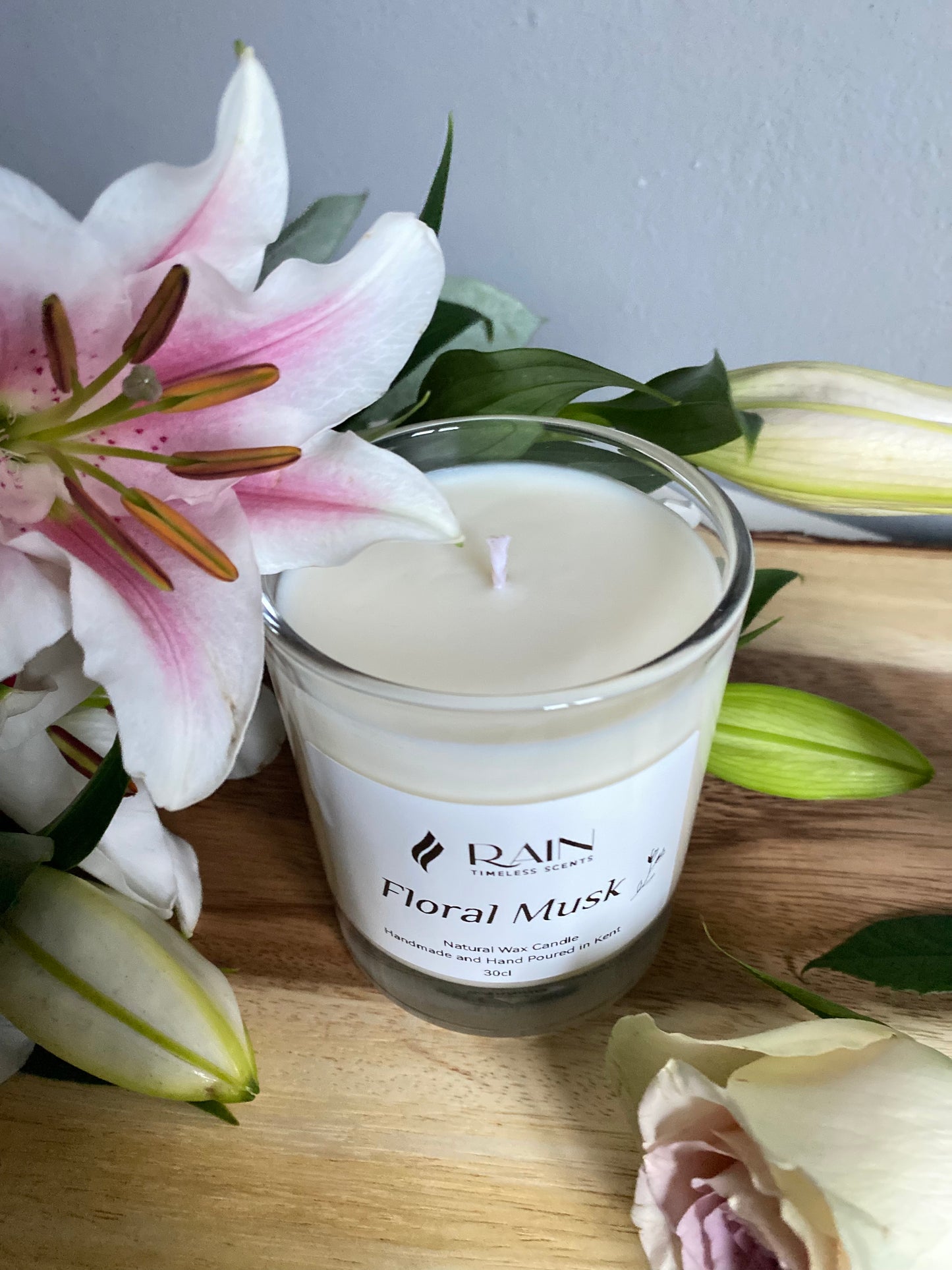 Floral Musk Handmade Candle 30cl