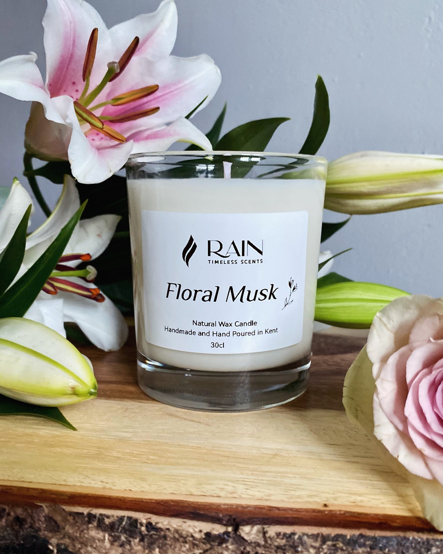 Floral Musk Handmade Candle 30cl